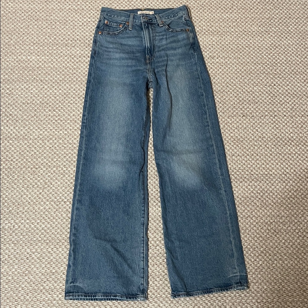 Levi’s | Ribcage Wide Leg Blue Jeans - Picture 3 of 6